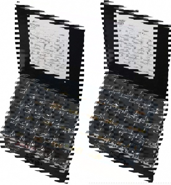 250 Piece, Inch, Steel Grease Fitting Set